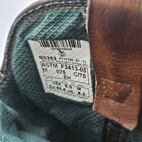 Georgia Boot Wellington boots size 9.5 - Picture 7 of 16